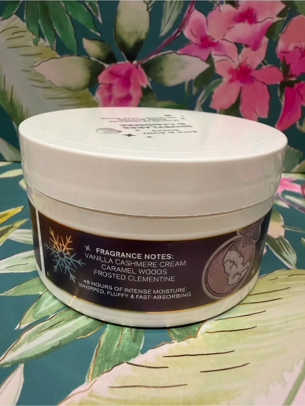 Bath & Body Works Snowflakes & Cashmere 48-Hour Moisture Body Butter 6.5 oz NWT